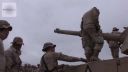Vojaci si prezerajú M1A1 Abrams