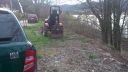 Skúška navijáku za traktor Kubota B6000