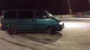 Drift s dodávkou Volkswagen Multivan Syncro