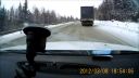 video Ako kamionista zvládol zimný šmyk
