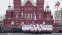študentky vojenskej akadémie na prehliadke v Moskve 2016
