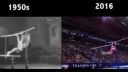 Gymnastika OH 1950 vs 2016