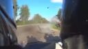 Kolízia - motorkári leteli vzduchom pár metrov