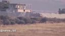 Tank sa dvakrát vyhol raketám (Sýria)