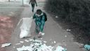 The boy who sorts waste