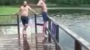 Nepodareny ale i tak efektny skok