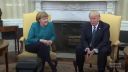 Trump ignoroval žiadosť o podanie ruky Merkelovej