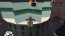 Zapichnuté auto v budove v GTA SA
