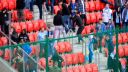 Pohľad na tribúny na zápase Spartak Trnava - Slovan Bratislava