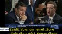 Republikánský senátor Ted Cruz vs. Zuckerberg - cenzura Facebook