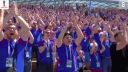 Futbaloví fanatici z Islandu navštívili Rusko