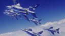 Kawasaki t4 Tréningové lietadlo JASDF akrobati Blue impulse