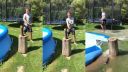 Otec ho veľmi nepochváli (katana vs. jablko)