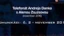 Telefonáty Danka so Zsuszovou | nov.dec. 2016