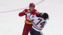 Bol to dobrý zápas, pobili sa aj brankári! (Oilers vs Flames)