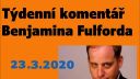 Benjamín Fulford - týdenní komentář ze dne 23.3.20
