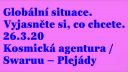Globální situace. 26.3.20 Kosmická agentura
