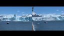 video Z vody vystrelil 60-metrový ľadovec (Aljaška)