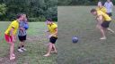Najbolestivejšia verzia futbalu (s bowlingovou guľou)