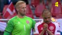 Dánsky futbalista skolaboval počas zápasu (ME 2020)