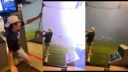 Blesk si vybral golfovú loptičku