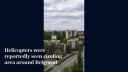 Ruské helikoptéry hliadkujú nad Belgorodom (Požiar v Rusku)