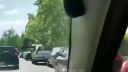 Fronta aút na benzín v Odese
