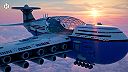Sky Cruise - koncept nukleárneho lietajúceho hotelu pre 5000 ľudí