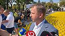 Protest proti skrachovaniu hlinikárne