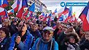 Martin Koller na proteste v Prahe 28/9/2022