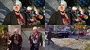 Obete ruských úderov v Kyjeve natreté červeným sirupom