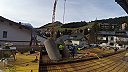 Osadzanie 2500kg svetlika pred betonazou, timelapse