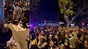 Protest v Šanghaji: „preč s Čínskou komunistickou stranou“ a „odstúp Xi“.