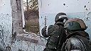 Mestské boje ruských a ukrajinských vojakov