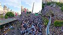 Ulice Buenos Aires po víťazstve Argentíny nad Francúzskom na MS v Katare 2022