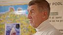 Andrej Babiš v škole v Nusliach