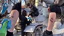 Tetovanie na tanku (MAKE ART NOT WAR)