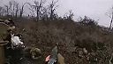 BMP-1 kryje postup pechoty
