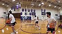 Pokus o nový svetový rekord v hode s basketbalkou na kôš cez polovicu ihriska
