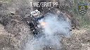 Dron vs ruský BM-21 Grad