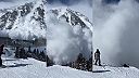 Lyžiari natočili veľkú lavínu na hore Mount Timpanogos v americkom Utahu