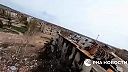 Následky bojov v centre Bachmutu (video z vtáčej perspektívy)