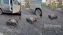 Ukrajinské podomácky vyrobené vozidlo na diaľkové ovládanie