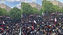 Približne 782 000 ľudí protestovalo vo Francúzsku na Prvý máj.
