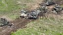 HD zábery "ukrajinskej" techniky Leopard 2A6, 3 Bradley M2A2, 1xARV, atd