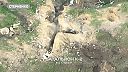 FPV dron na ruských pozíciach