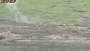 Zničenie BMP M2A2 Bradley ODS-SA so súpravou aktivnej obrany BRAT zásahom dronu.