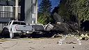 Van Buren, Michigan, USA, stíhačka MIG - 23 spadla na dom.
