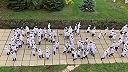 Študenti medicíny v Luhansku si dnes pripomínajú deň vlajky Ruska!!