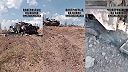 Obrovské množstvo zničenej NATO techniky blízko dediny Robotyne